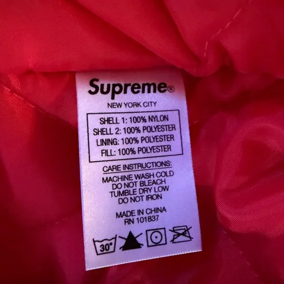 🔥SUPREME LOGO PUFFY JACKET🔥 - Picture 6 of 7